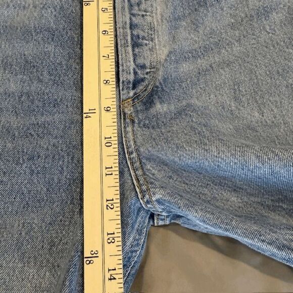 AGOLDE 90's Jean Loose Fit Distressed Button Fly Medium Wash Size 29 - Picture 11 of 14